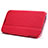 Carcasa de Cuero Cartera con Soporte para Samsung Galaxy Note 2 N7100 N7105 Rojo