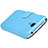 Carcasa de Cuero Cartera con Soporte para Samsung Galaxy S4 IV Advance i9500 Azul