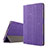 Carcasa de pano Cartera con Soporte para Huawei Mediapad M2 8 M2-801w M2-803L M2-802L Morado