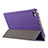 Carcasa de pano Cartera con Soporte para Huawei Mediapad M2 8 M2-801w M2-803L M2-802L Morado