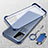 Carcasa Dura Cristal Plastico Funda Rigida Sin Marco Transparente con Magnetico Anillo de dedo Soporte para Vivo iQOO 7 Legend 5G