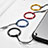 Carcasa Dura Cristal Plastico Funda Rigida Transparente con Magnetico Anillo de dedo Soporte para Apple iPhone 13