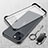 Carcasa Dura Cristal Plastico Funda Rigida Transparente con Magnetico Anillo de dedo Soporte para Apple iPhone 13 Mini