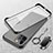 Carcasa Dura Cristal Plastico Funda Rigida Transparente con Magnetico Anillo de dedo Soporte para Apple iPhone 13 Pro Max