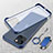 Carcasa Dura Cristal Plastico Funda Rigida Transparente con Magnetico Anillo de dedo Soporte para Apple iPhone 14 Plus