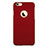 Carcasa Dura Plastico Rigida Mate con Agujero para Apple iPhone 6S Plus Rojo