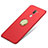 Carcasa Dura Plastico Rigida Mate con Anillo de dedo Soporte A02 para Xiaomi Mi 5S Plus Rojo