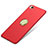 Carcasa Dura Plastico Rigida Mate con Anillo de dedo Soporte A02 para Xiaomi Mi 5S Rojo