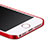 Carcasa Dura Plastico Rigida Mate con Anillo de dedo Soporte para Apple iPhone 5 Rojo