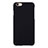 Carcasa Dura Plastico Rigida Mate para Apple iPhone 6 Plus Negro