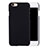 Carcasa Dura Plastico Rigida Mate para Apple iPhone 6 Plus Negro