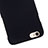 Carcasa Dura Plastico Rigida Mate para Apple iPhone 6 Plus Negro