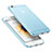 Carcasa Dura Ultrafina Transparente Mate para Apple iPhone 6 Azul Cielo