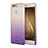 Carcasa Gel Ultrafina Transparente Gradiente para Huawei P9 Plus Morado