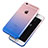 Carcasa Gel Ultrafina Transparente Gradiente Z01 para Apple iPhone 6S Plus Azul