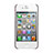 Carcasa Gel Ultrafina Transparente Mate para Apple iPhone 4 Gris