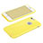 Carcasa Silicona Goma con Agujero para Apple iPhone 6 Plus Amarillo