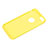 Carcasa Silicona Goma con Agujero para Apple iPhone 6 Plus Amarillo