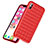 Carcasa Silicona Goma de Cuero para Apple iPhone Xs Max Rojo