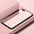 Carcasa Silicona Goma Espejo R02 para Apple iPhone 7 Plus Rosa