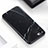 Carcasa Silicona Goma Patron de Marmol para Apple iPhone 8 Negro