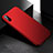 Carcasa Silicona Ultrafina Goma S05 para Apple iPhone X Rojo