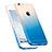 Carcasa Silicona Ultrafina Transparente Gradiente Z01 para Apple iPhone 6 Plus Azul