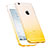 Carcasa Silicona Ultrafina Transparente Gradiente Z01 para Apple iPhone 6S Amarillo