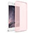 Carcasa Silicona Ultrafina Transparente Mate para Apple iPhone 6S Rosa