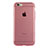 Carcasa Silicona Ultrafina Transparente T06 para Apple iPhone 6S Plus Rosa