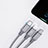 Cargador Cable Lightning USB Carga y Datos Android Micro USB Type-C 3.5A H01 para Apple iPad Pro 11 (2022) Gris Oscuro