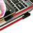 Cargador Cable USB Carga y Datos 20cm S02 para Apple iPhone 5S Rojo