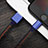 Cargador Cable USB Carga y Datos D01 para Apple iPhone 5 Azul