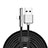 Cargador Cable USB Carga y Datos D11 para Apple iPad Pro 12.9 Negro