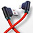 Cargador Cable USB Carga y Datos D15 para Apple iPad 4 Rojo