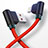 Cargador Cable USB Carga y Datos D15 para Apple iPhone 5C Rojo