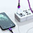 Cargador Cable USB Carga y Datos D21 para Apple iPhone 5S