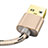 Cargador Cable USB Carga y Datos L01 para Apple iPad Air 2 Oro