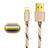 Cargador Cable USB Carga y Datos L01 para Apple iPhone Xs Oro