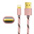 Cargador Cable USB Carga y Datos L01 para Apple iPhone Xs Oro Rosa