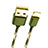 Cargador Cable USB Carga y Datos L03 para Apple iPad Pro 12.9 Verde