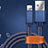 Cargador Cable USB Carga y Datos L04 para Apple iPad 10.2 (2020) Azul