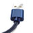 Cargador Cable USB Carga y Datos L04 para Apple iPad 10.2 (2020) Azul