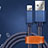 Cargador Cable USB Carga y Datos L04 para Apple iPad Air 2 Azul