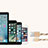 Cargador Cable USB Carga y Datos L05 para Apple iPhone 6S Oro