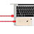 Cargador Cable USB Carga y Datos L10 para Apple iPad Air 2 Rojo
