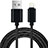 Cargador Cable USB Carga y Datos L13 para Apple iPad Air 2 Negro