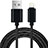 Cargador Cable USB Carga y Datos L13 para Apple iPad Pro 10.5 Negro