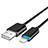 Cargador Cable USB Carga y Datos L13 para Apple iPhone Xs Negro