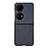 Funda Bumper Lujo Cuero y Plastico Mate Carcasa B03H para Huawei P60 Pocket